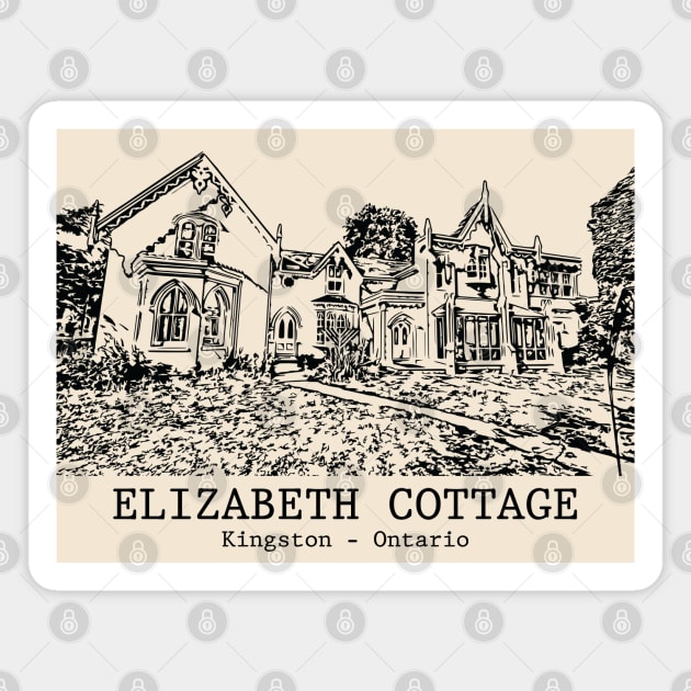 Elizabeth Cottage - Kingston ON Magnet by Lakeric